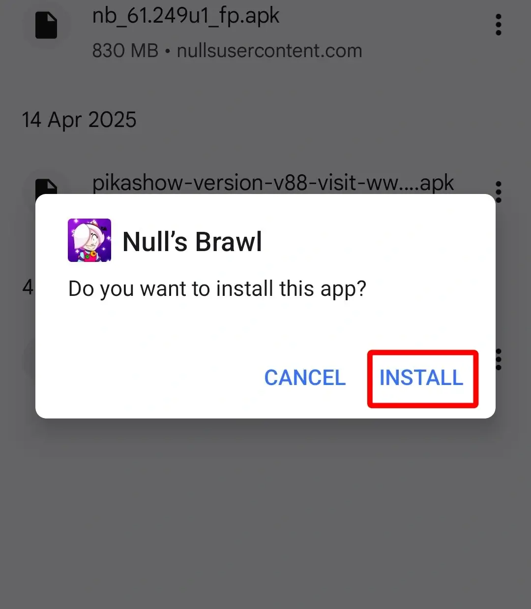 Install Null's Brawl