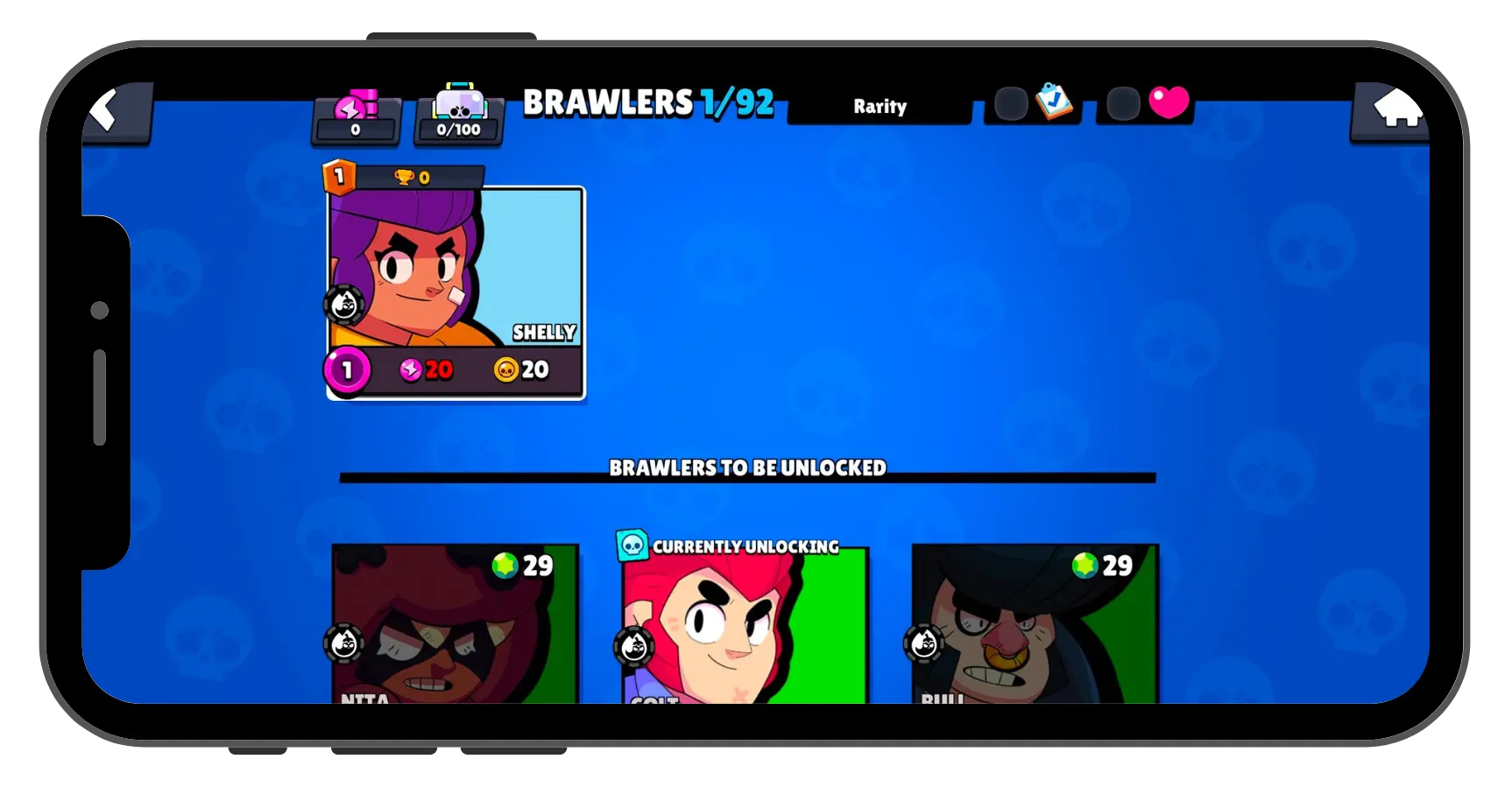 Unlocked Brawlers